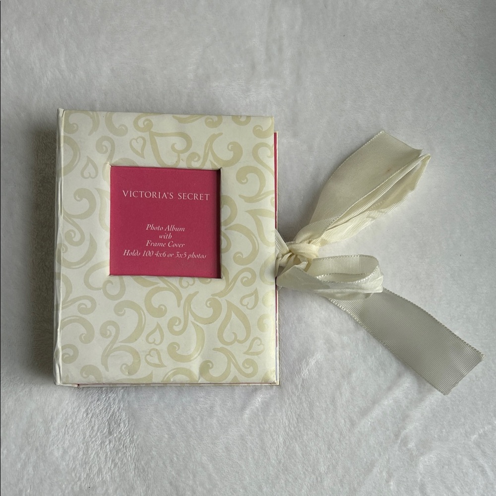Vintage Victoria's Secret Cream and Pink Photo Album